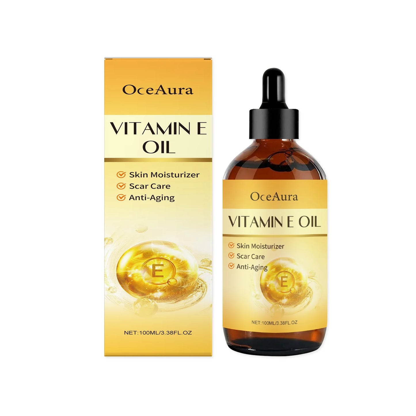 OceAura Vitamin E Essential Oil For Daily Skin Care