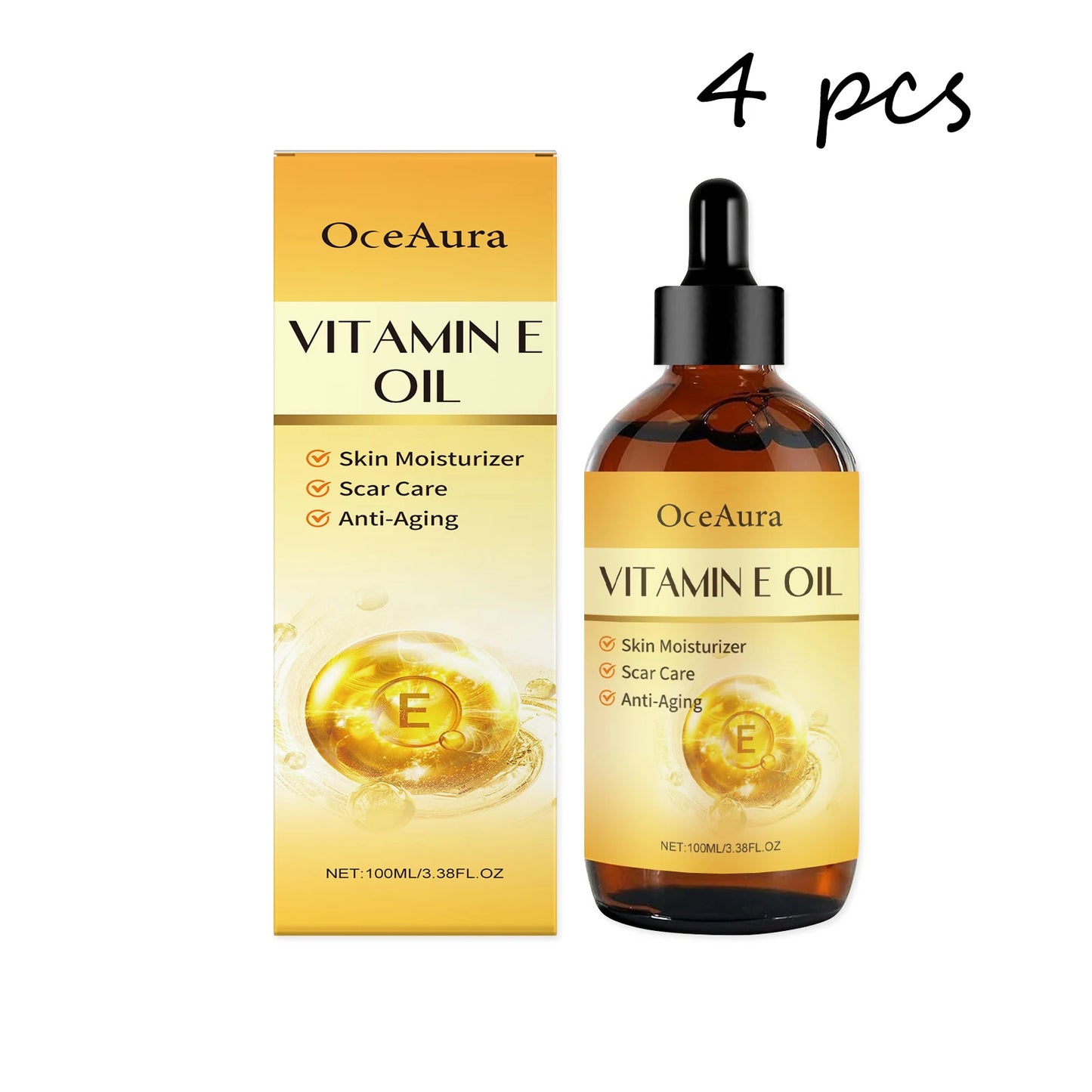 OceAura Vitamin E Essential Oil For Daily Skin Care