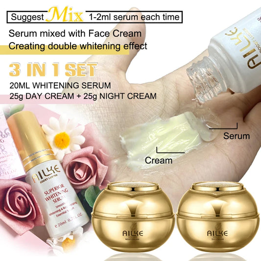 AILKE Whitening Face Care Set Brightening With Collagen