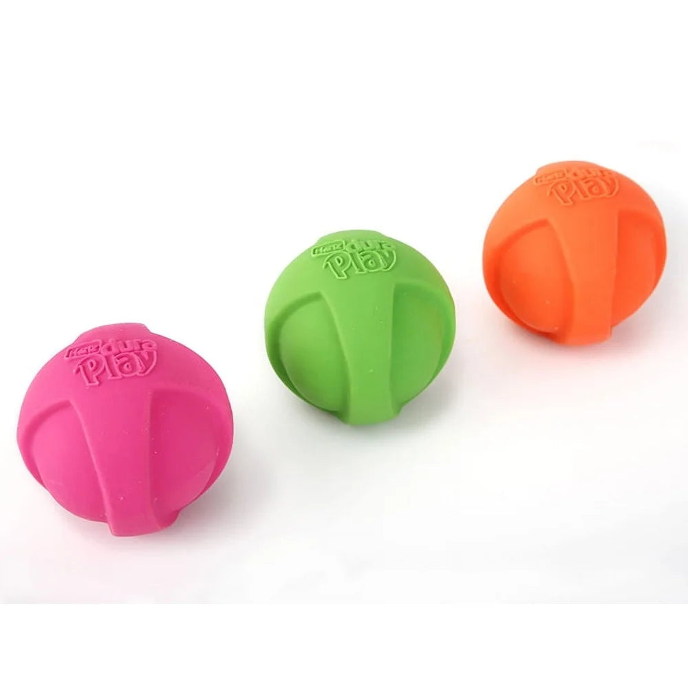 Dutrieux Bacon Scent Squeaker Dog Toy Set Latex Foam 3 Pack
