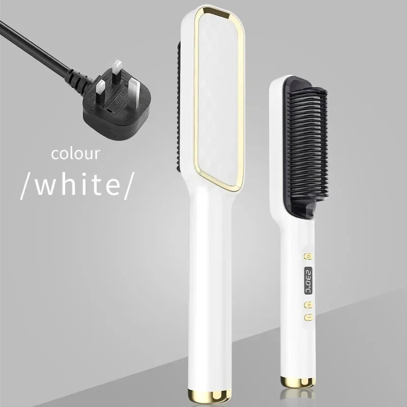 Multifunctional Hot Comb for Hair with Negative Ions
