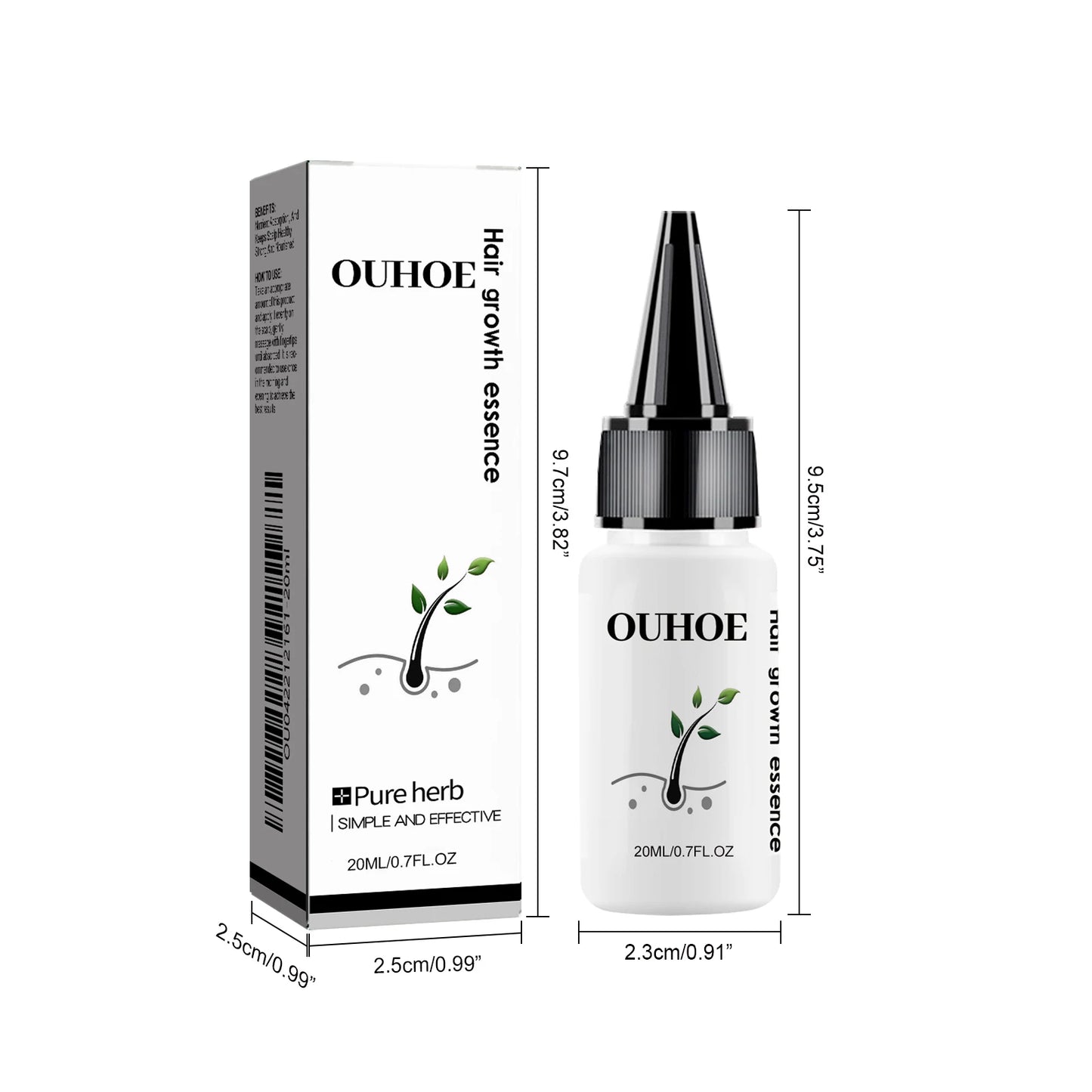 Ouhoe Herbal Dense Hair Essence For Scalp Care And Growth