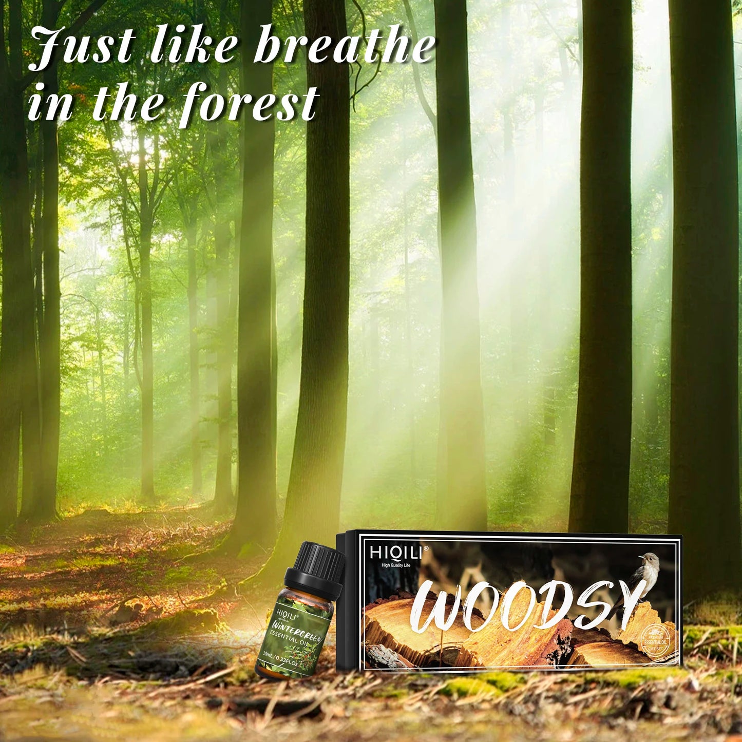 HIQILI Woody Fragrance Oils Set For Diffuser And Candles