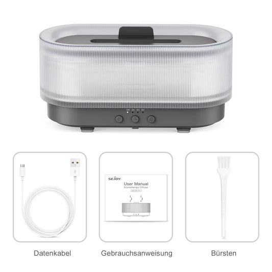 Sejoy Ultrasonic Air Humidifier Aromatherapy Diffuser LED