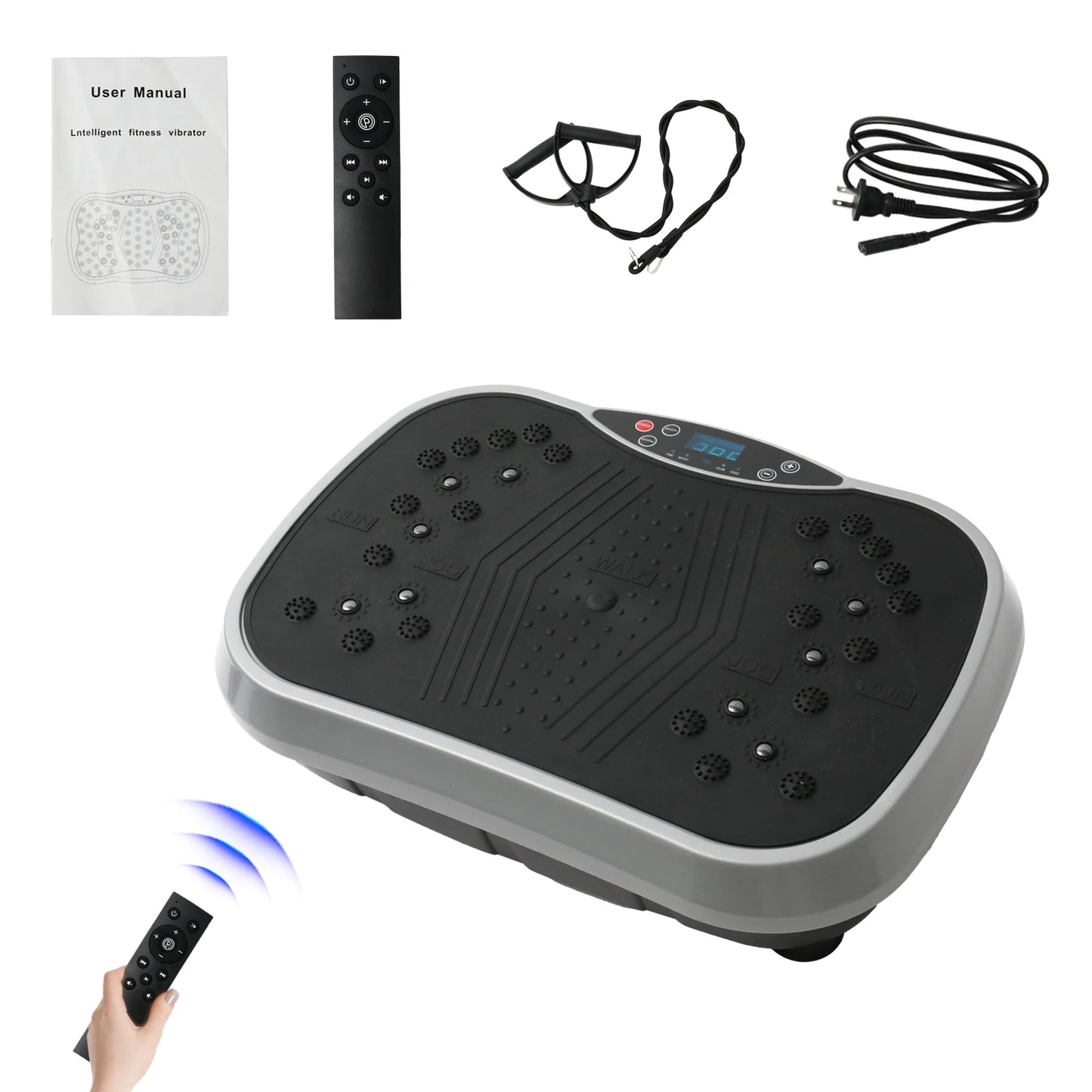 H Vibration Plate Exercise Machine Fat Burning Home Fitness