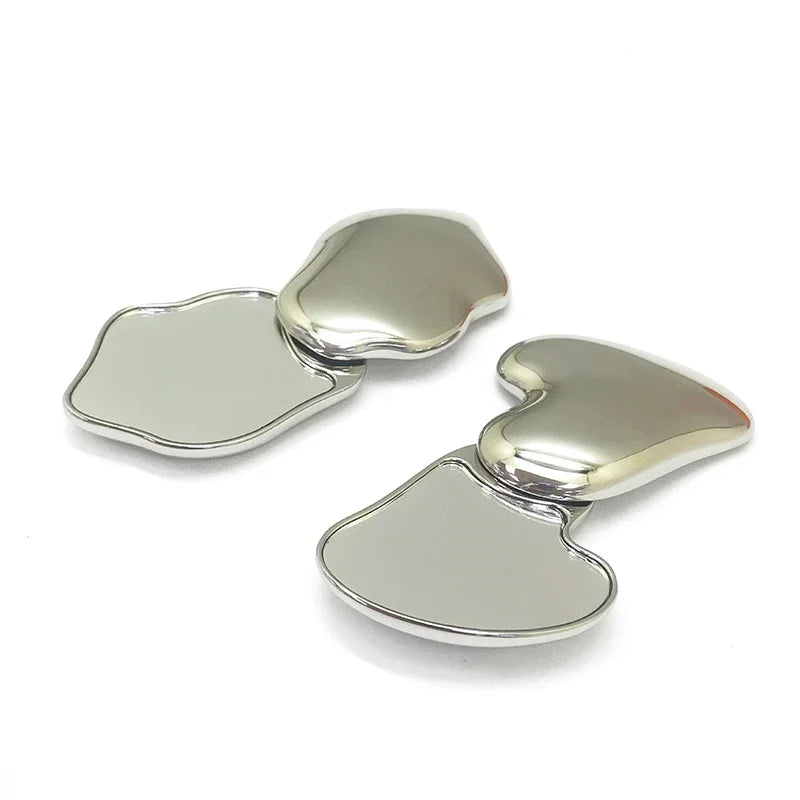 Jetting Heart Shape Makeup Mirror Handheld Rotating