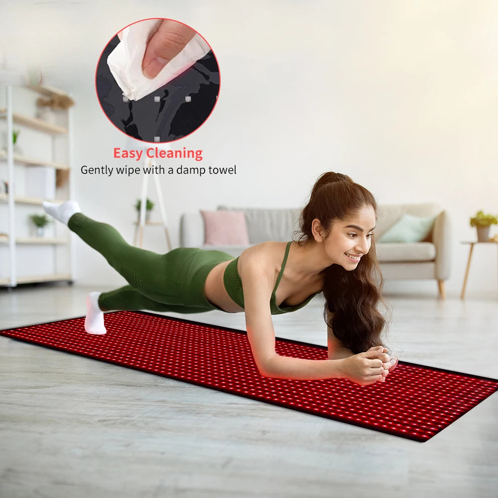 Full Body Red Light Therapy Mat With Near Infrared LEDs