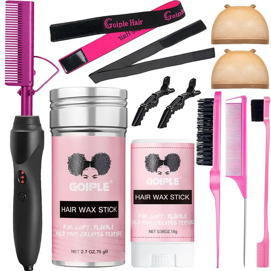 Commodity Electric Comb Straightening Brush 2 In 1 Tool