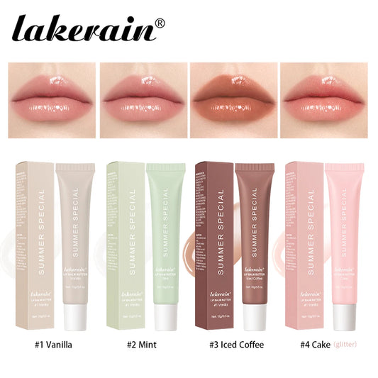 Lakerain Lip Balm Set 4 Pack Deep Moisturizing Lip Care