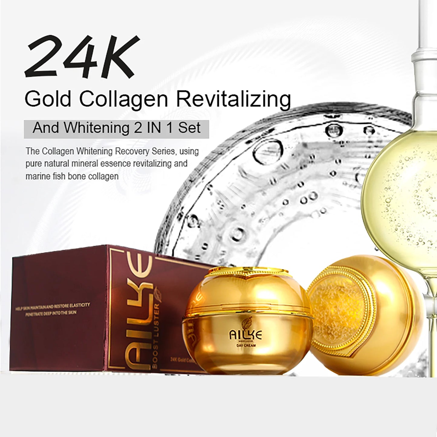 AILKE Whitening Face Care Set Brightening With Collagen
