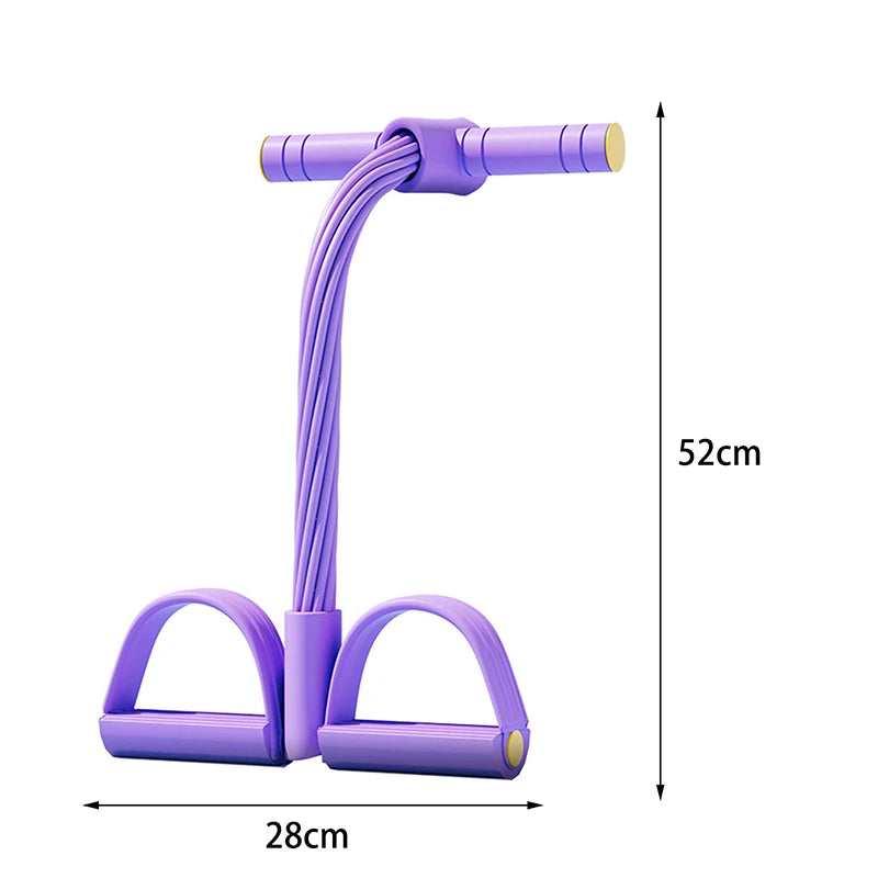 Jetting 10 Tube Yoga Pedal Puller Bands for Core Fitness