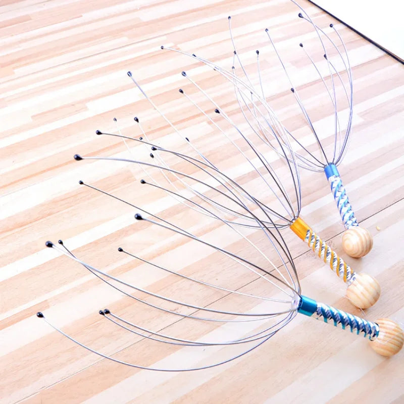Lanbena Octopus Head Massager Scratcher For Scalp Relief