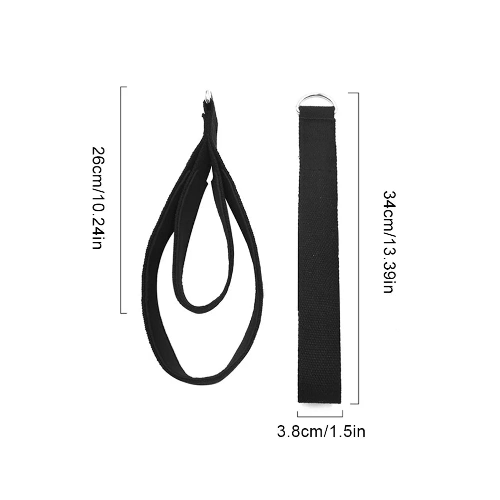Fitness D-Ring Pilates Straps Double Loop Yoga Straps