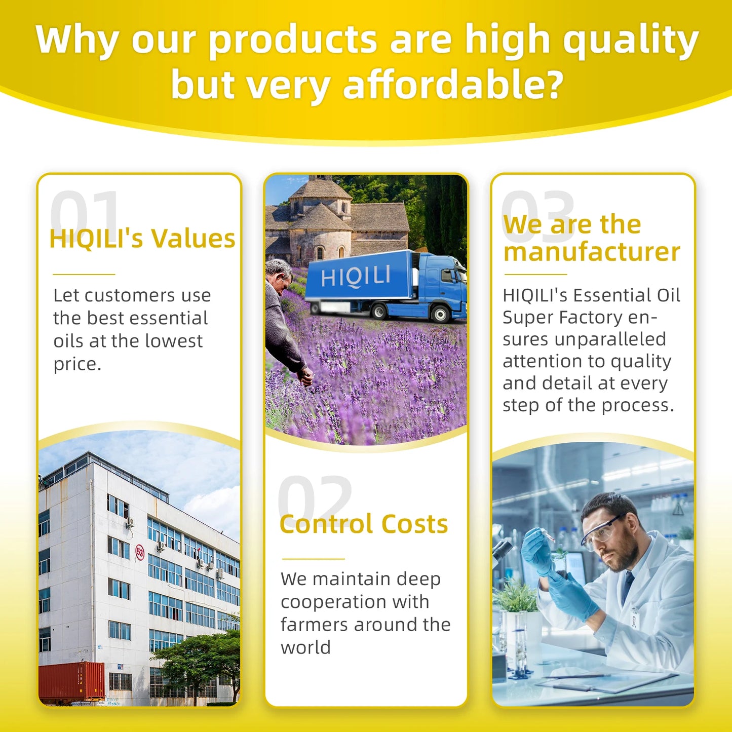 HIQILI Grapefruit Essential Oil Cold Pressed Aromatherapy