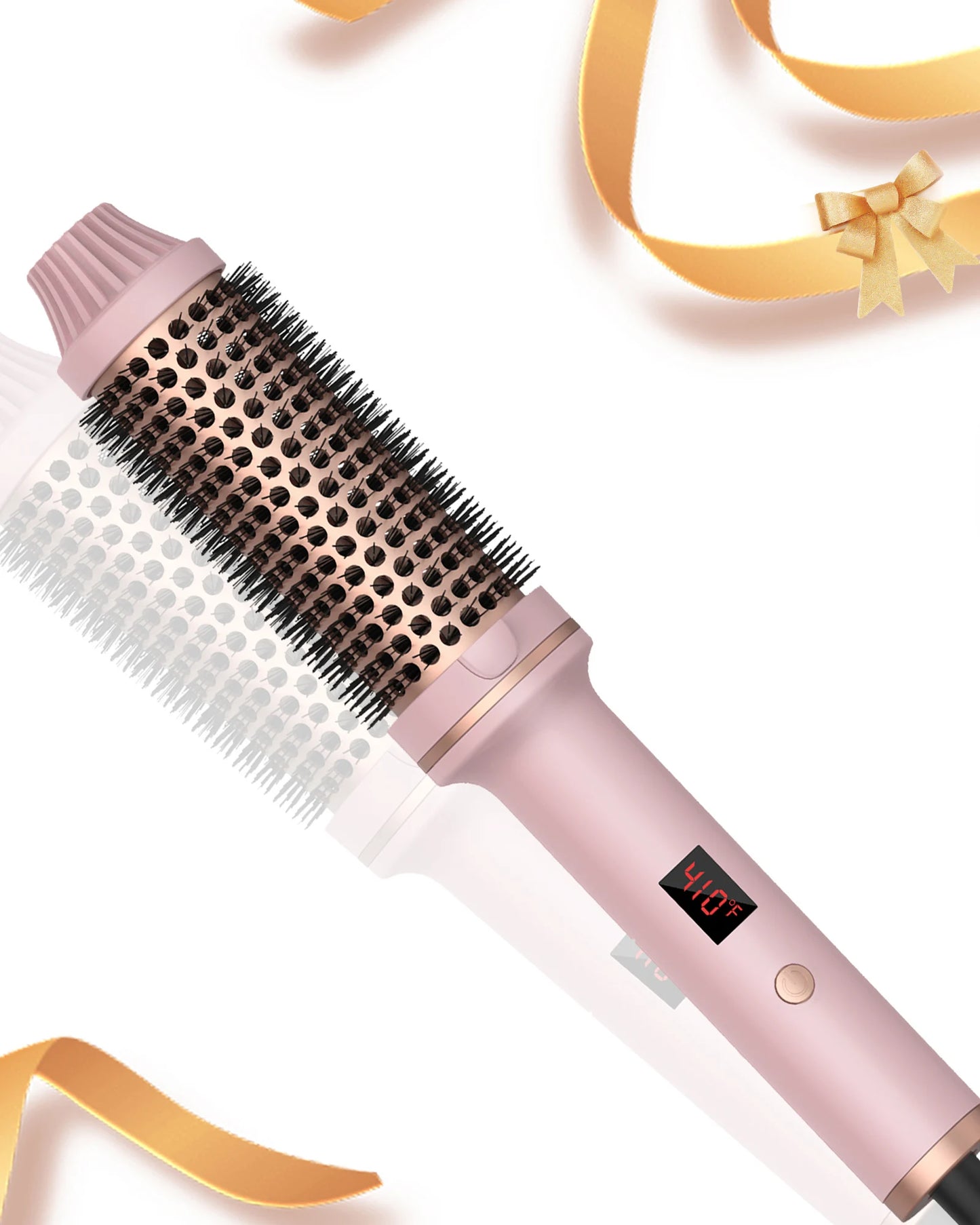 UKLISS Ionic Heated Round Brush For All Hair Types 10 Temp