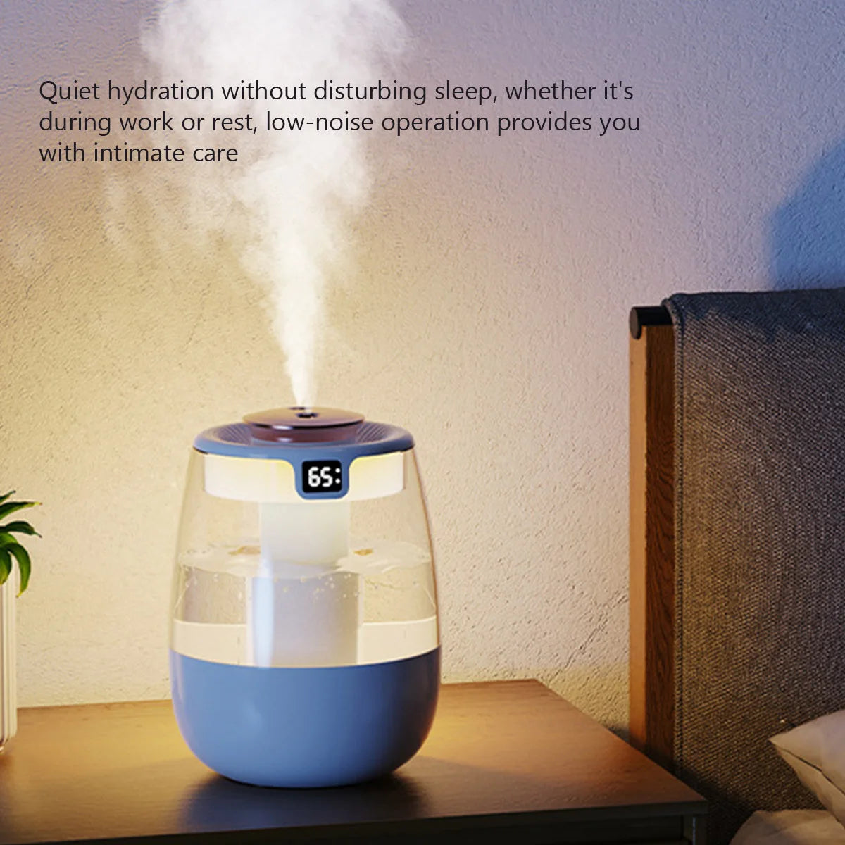 XMSJ Air Humidifier With Double Spray Port And Cool Mist