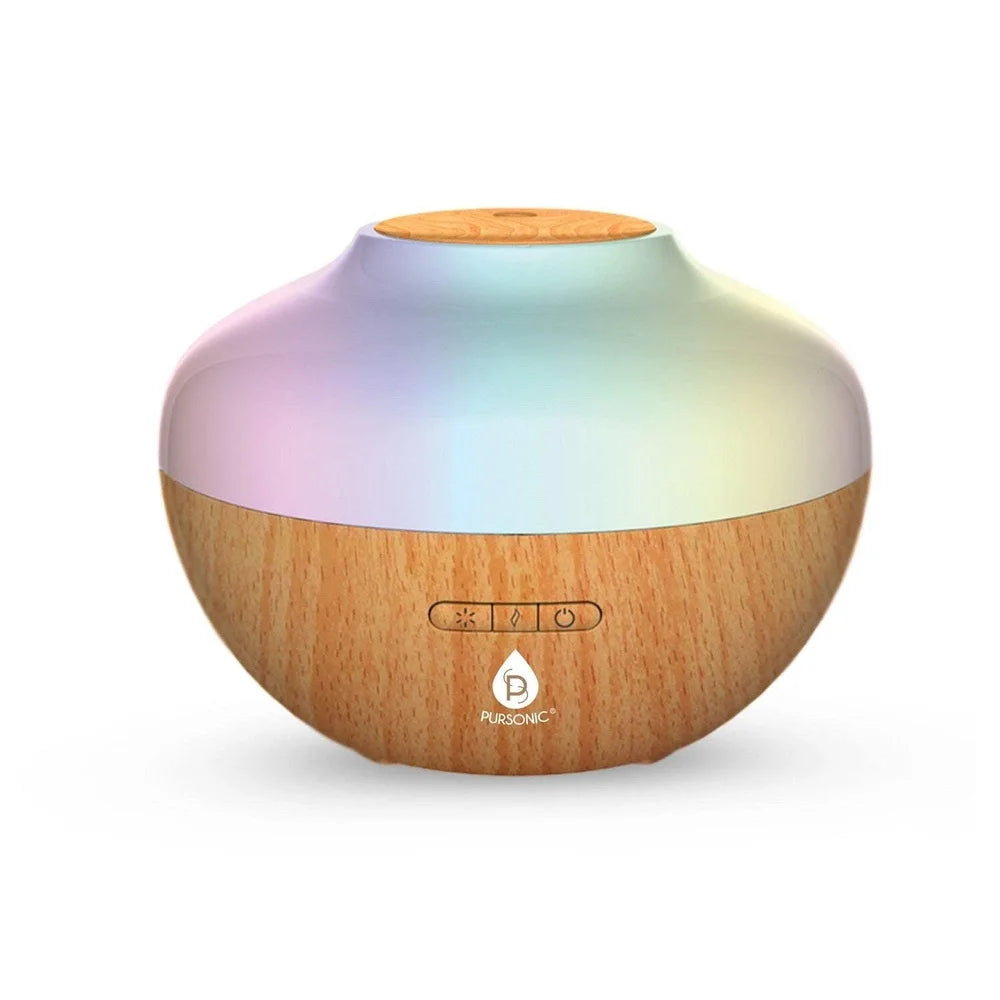 XMSJ Essential Oil Diffuser With 3 Pack Oils LED Light