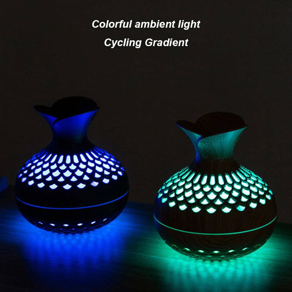 Flower Humidifier Aromatherapy Diffuser USB Rechargeable