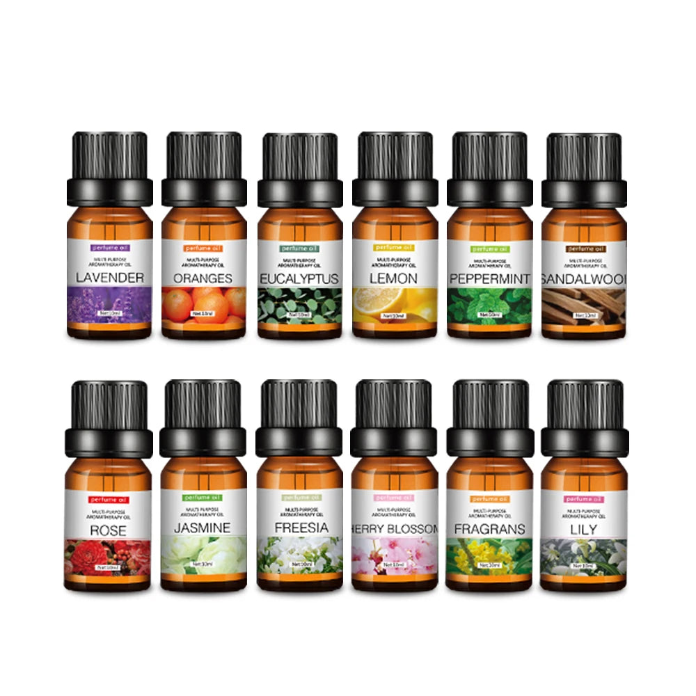Essential Oil Gift Set Rosewood Rose Jasmine Cherry Blossom