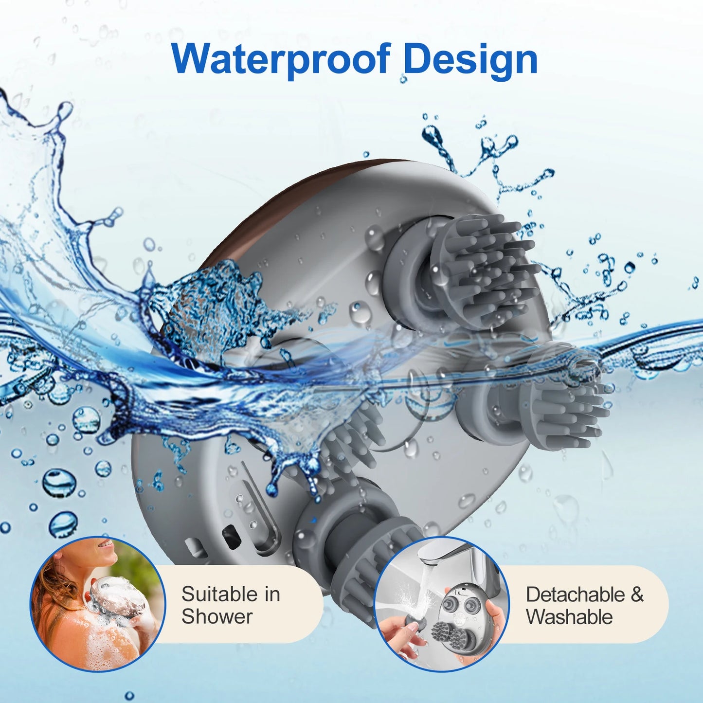 Homemassa Cordless Hair Scalp Massager Kneading Therapy