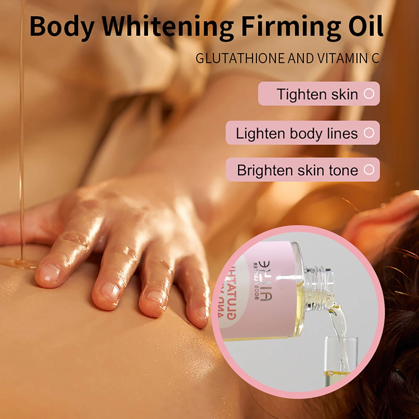 AILKE Vitamin C Brightening Moisturizing Massage Oil