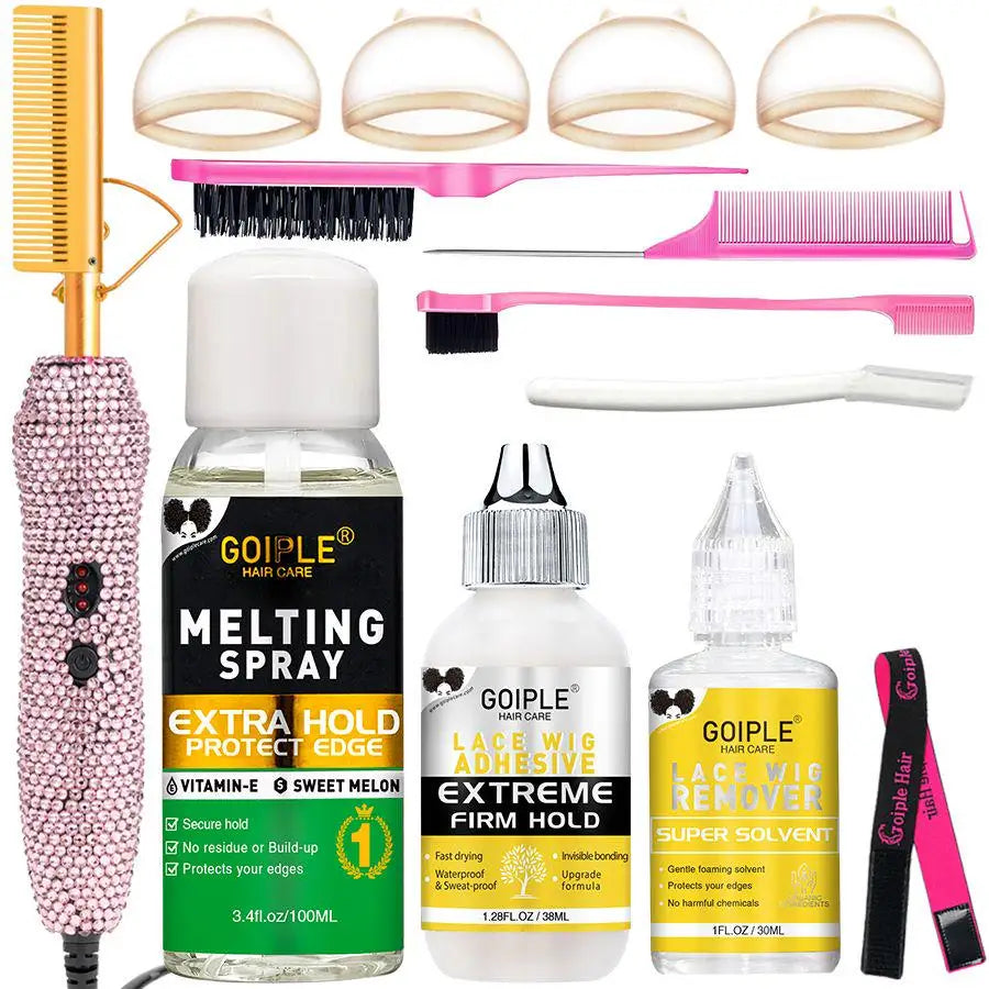 Commodity Electric Comb Straightening Brush 2 In 1 Tool