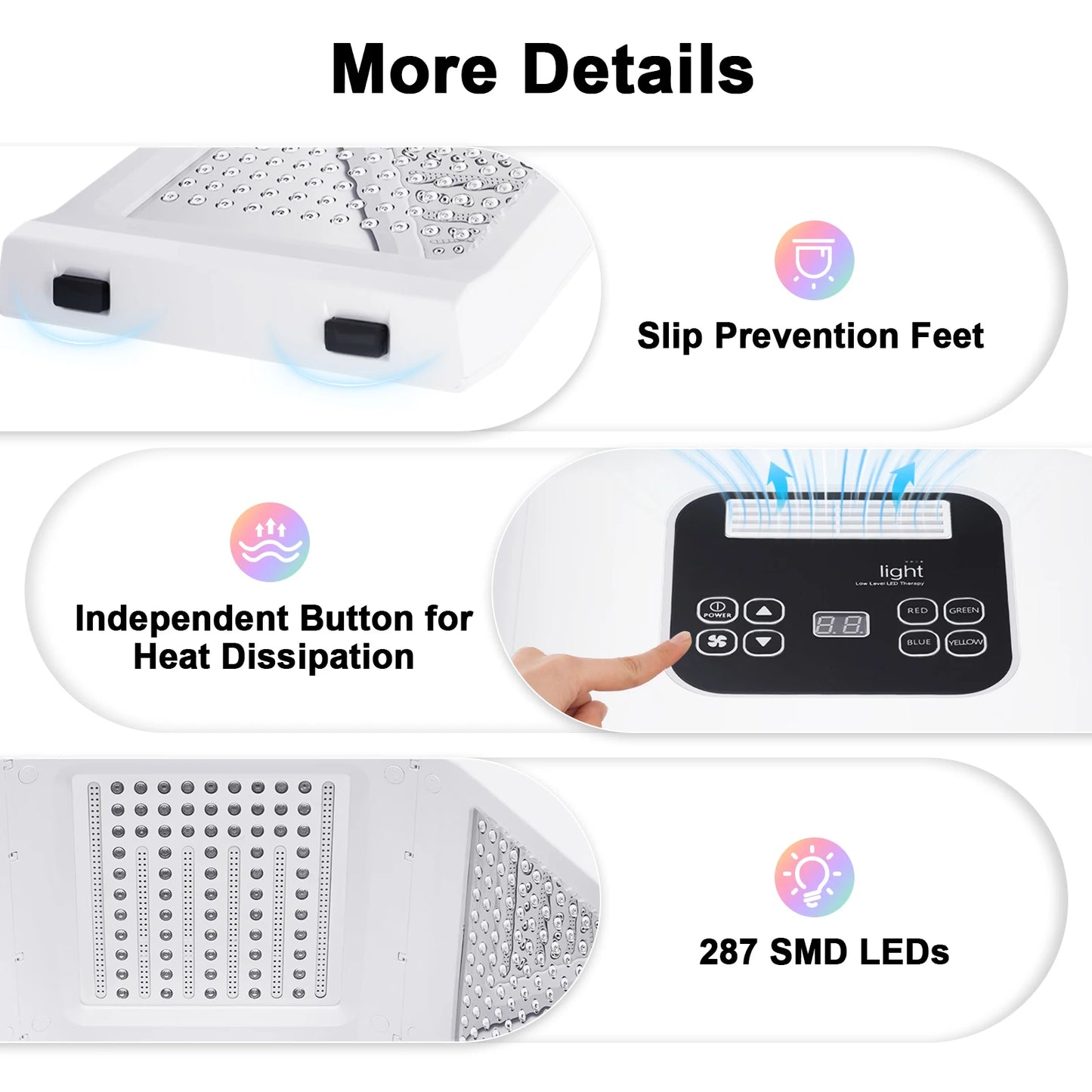 Hign-concerned 7 In 1 LED Light Therapy Face Device