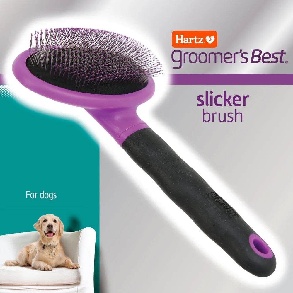Dutrieux Slicker Brush For Dogs Ergonomic Detangler