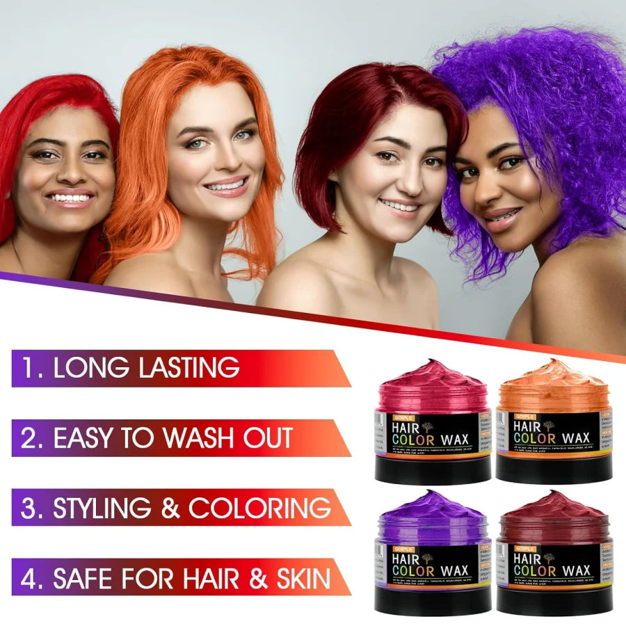 GoipleHign-concerned Temporary Hair Wax for Men Women