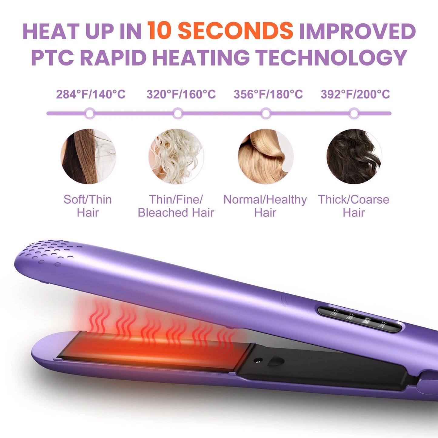 Bliss Core Living Sejoy 2 In 1 Hair Curler And Straightener