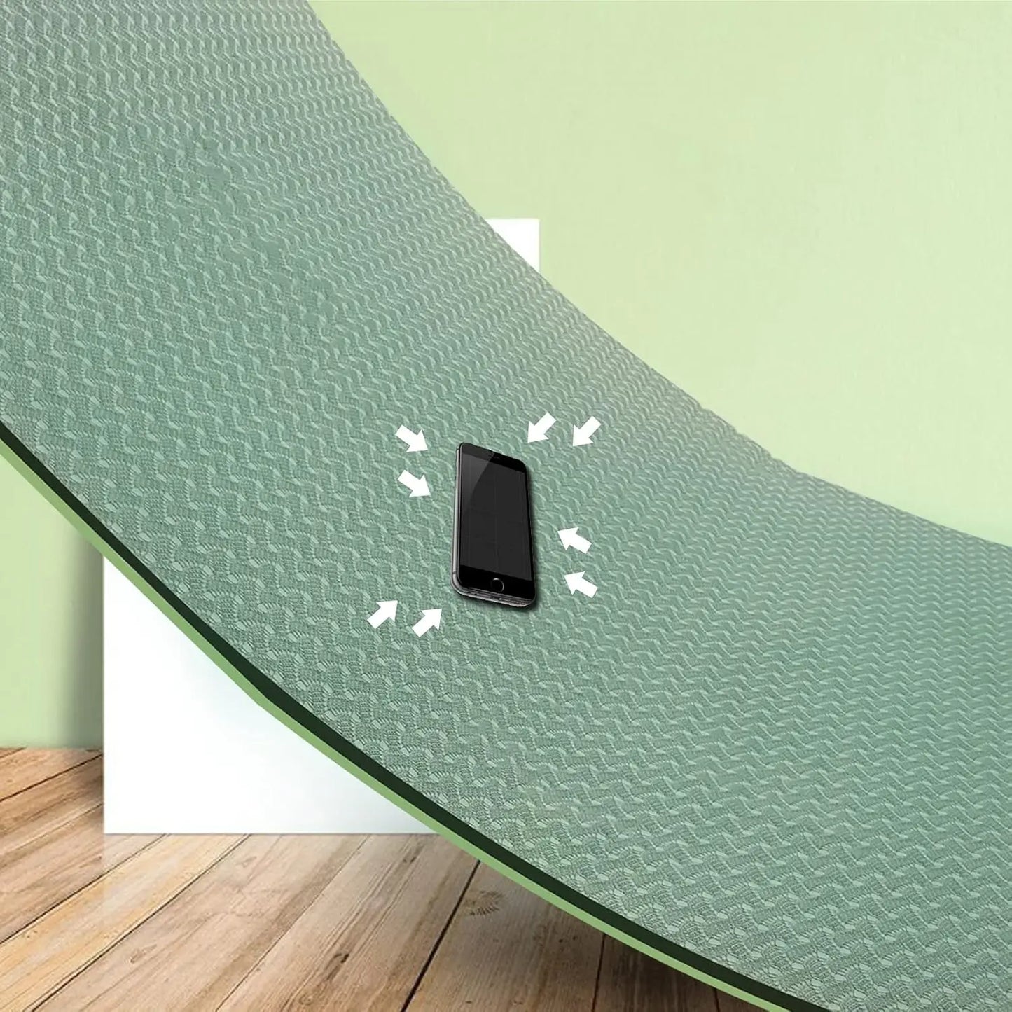 Hignconcerned Eco Friendly Yoga Mat Extra Thick TPE