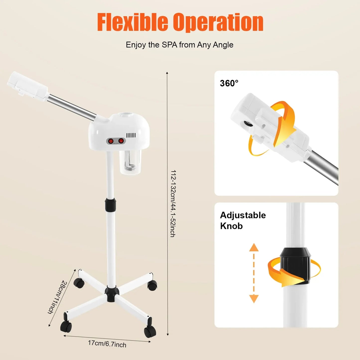 Ozone Facial Steamer For Skin Care And Spa Home Use