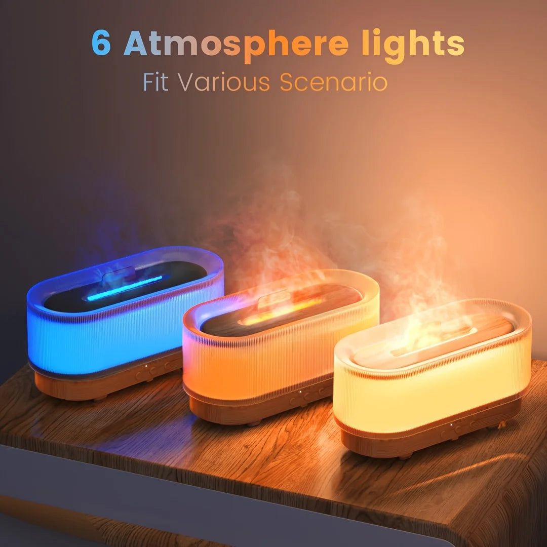 Sejoy Aromatherapy Humidifier Mood Flame Light Diffuser