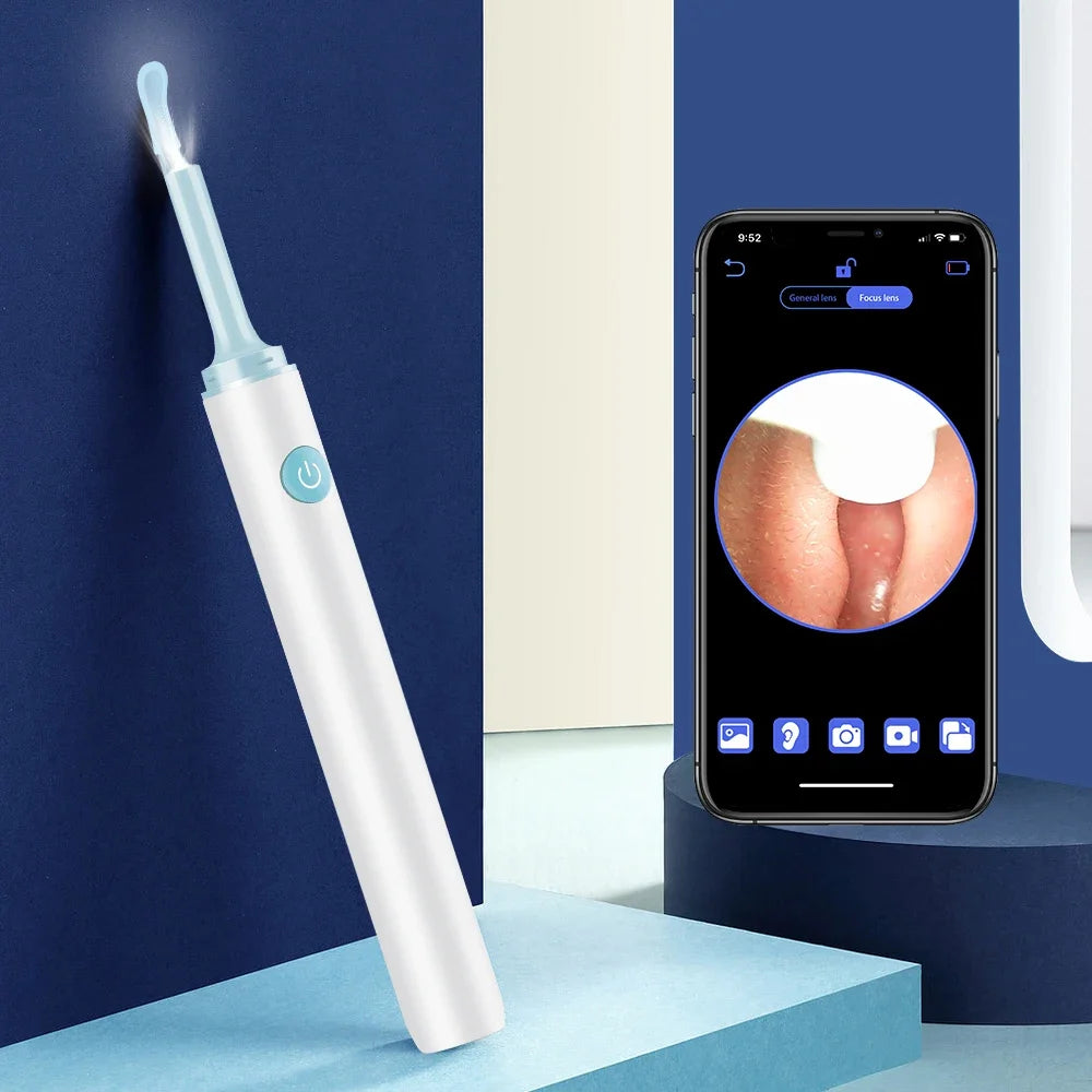 Hailicare Smart Ear Cleaner With Camera WiFi And LED Lights