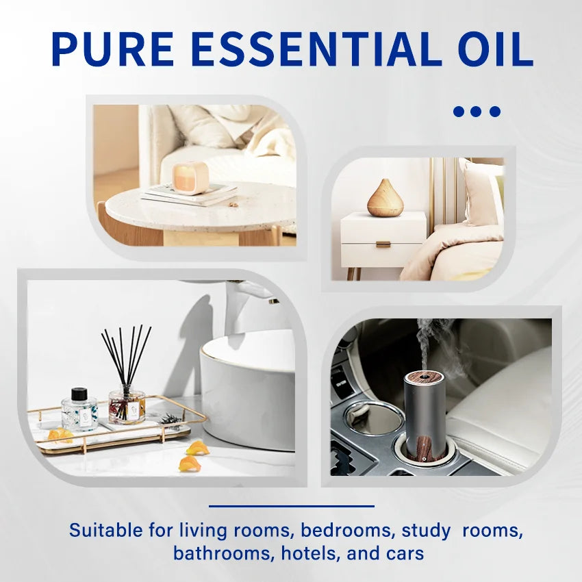 HIQILI Woody Fragrance Oils Set For Diffuser And Candles