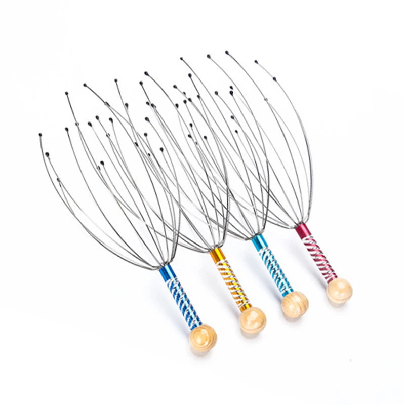 Lanbena Octopus Head Massager Scratcher For Scalp Relief