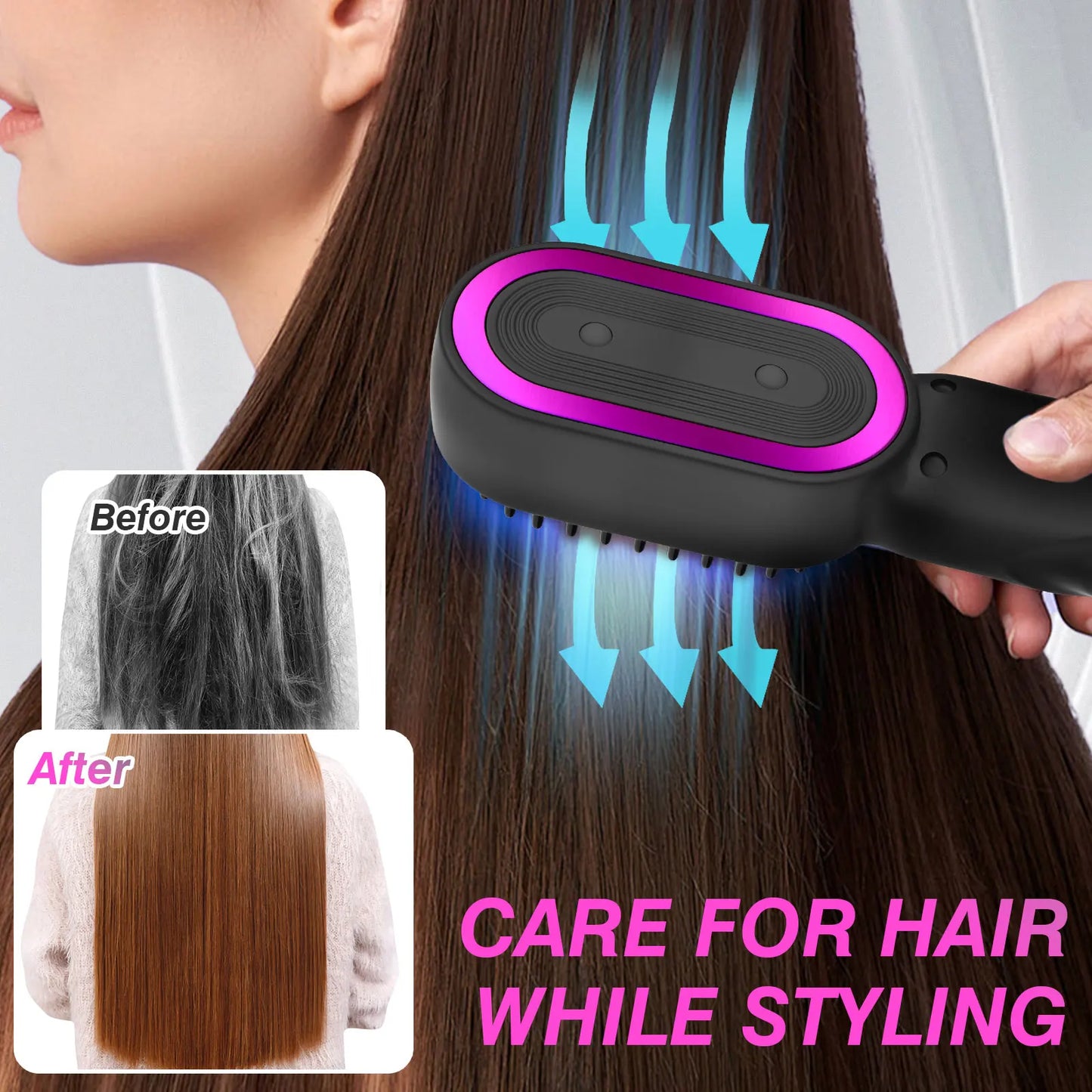 Bliss Core Living Electric Hot Comb Hair Straightener
