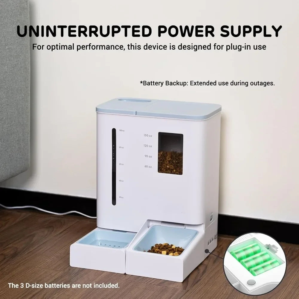 Breed WiFi Automatic Pet Feeder and Waterer Set for Pets