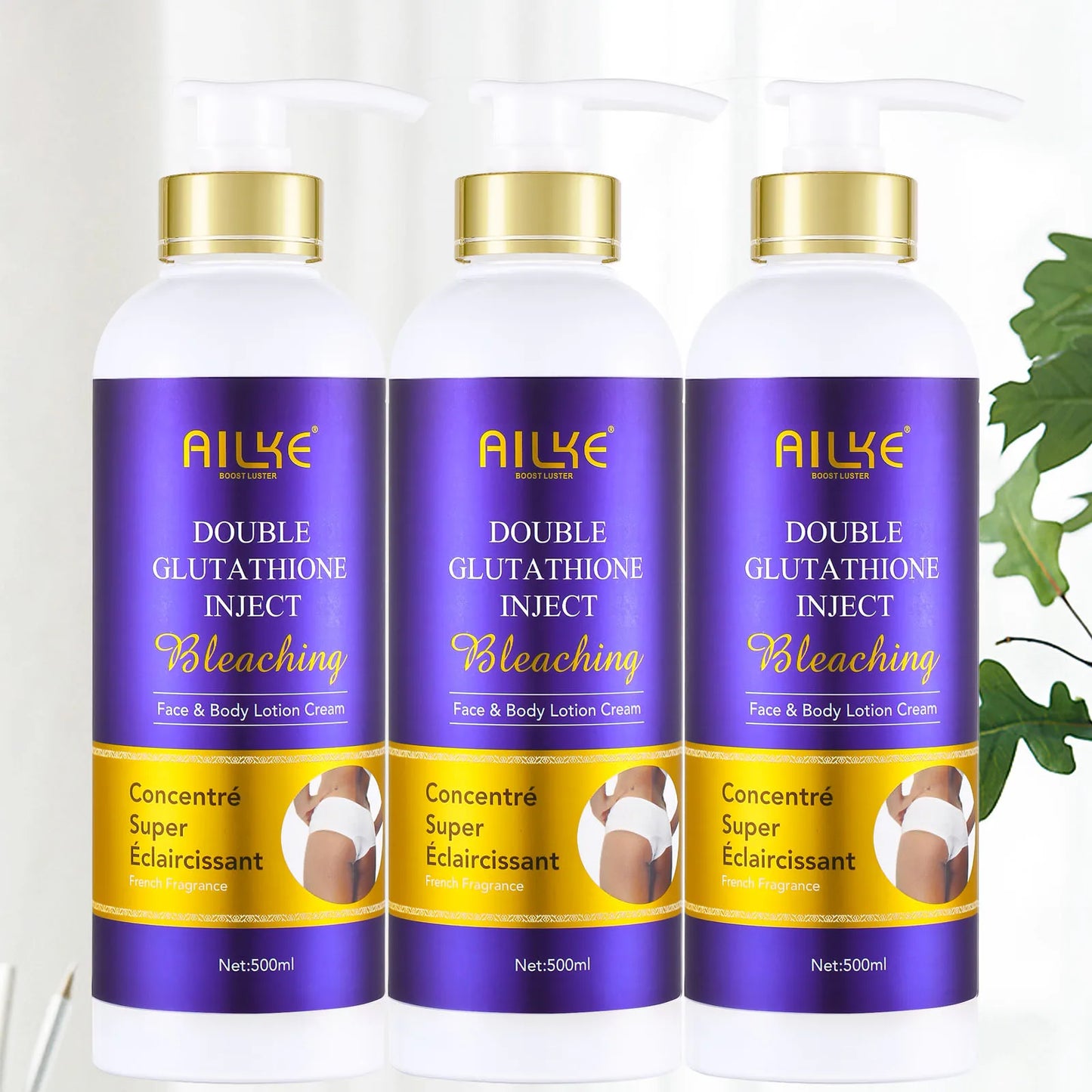 AILKE Glutathione Skin Care Kit With Body Lotion Serum