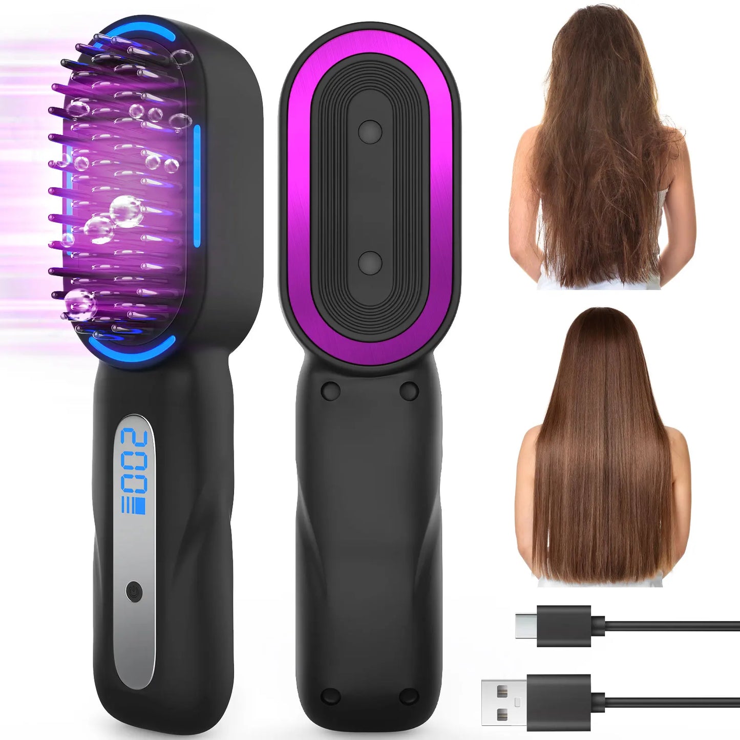 Bliss Core Living Electric Hot Comb Hair Straightener