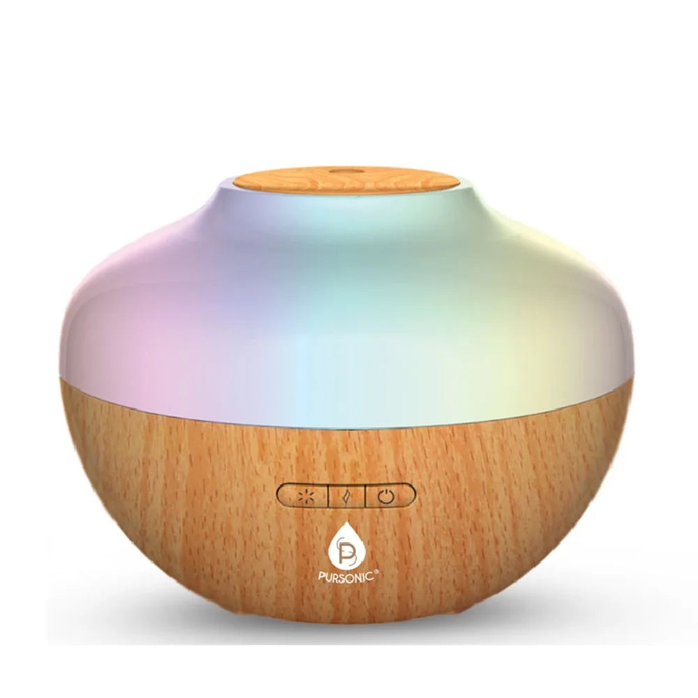XMSJ Essential Oil Diffuser With 3 Pack Oils LED Light