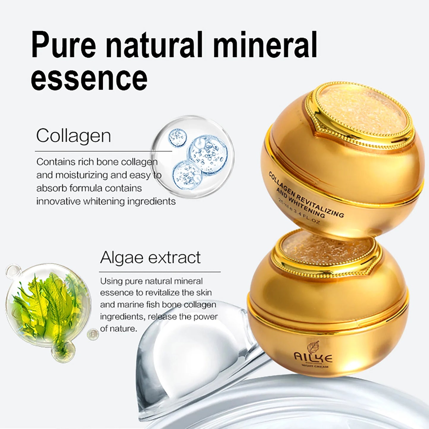 AILKE Whitening Face Care Set Brightening With Collagen