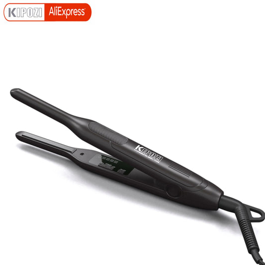 KIPOZI Titanium Small Hair Straightener For Pixie Cut