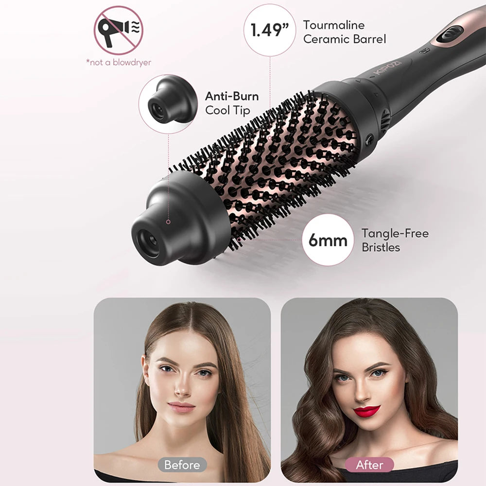 KIPOZI 5 In 1 Hair Curler Set With Replaceable Wands