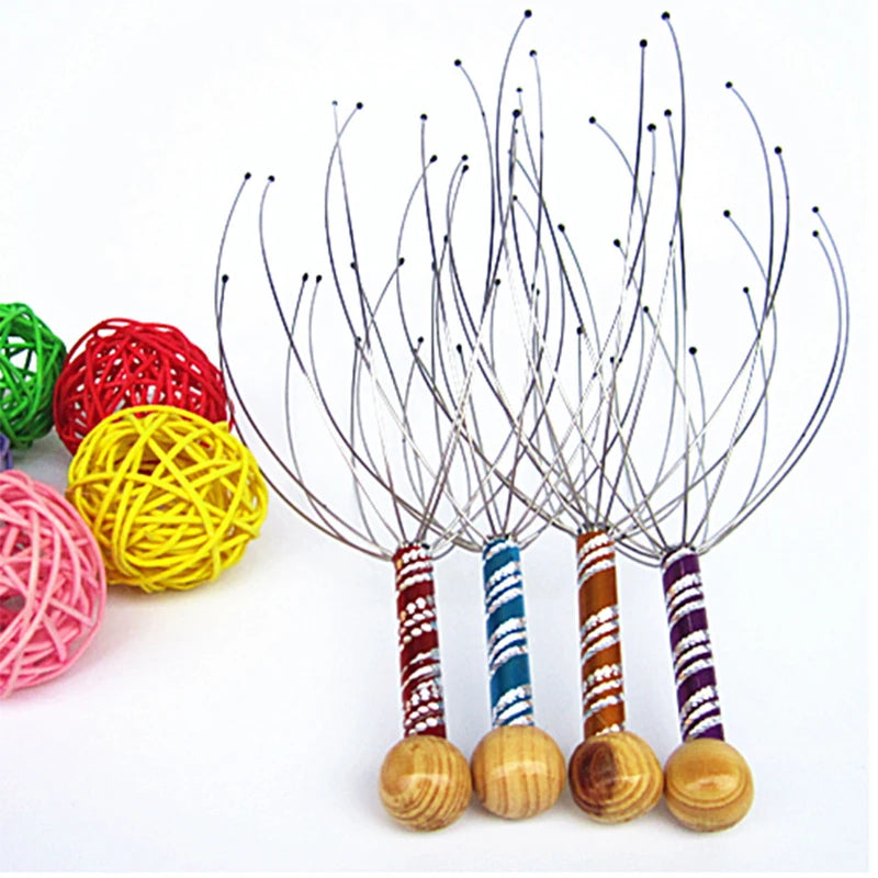 Lanbena Octopus Head Massager Scratcher For Scalp Relief
