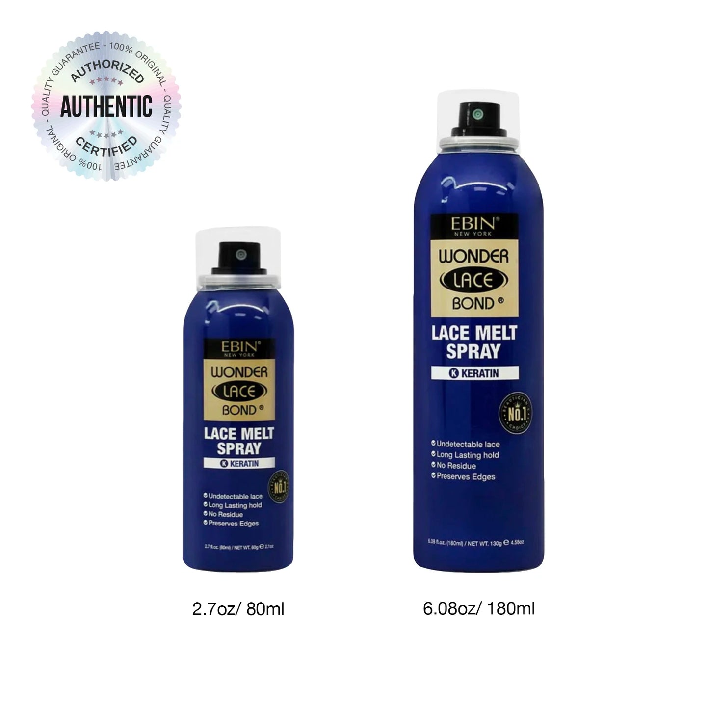 Ebin New York Wonder Bond Melt Spray Keratin Extra Hold