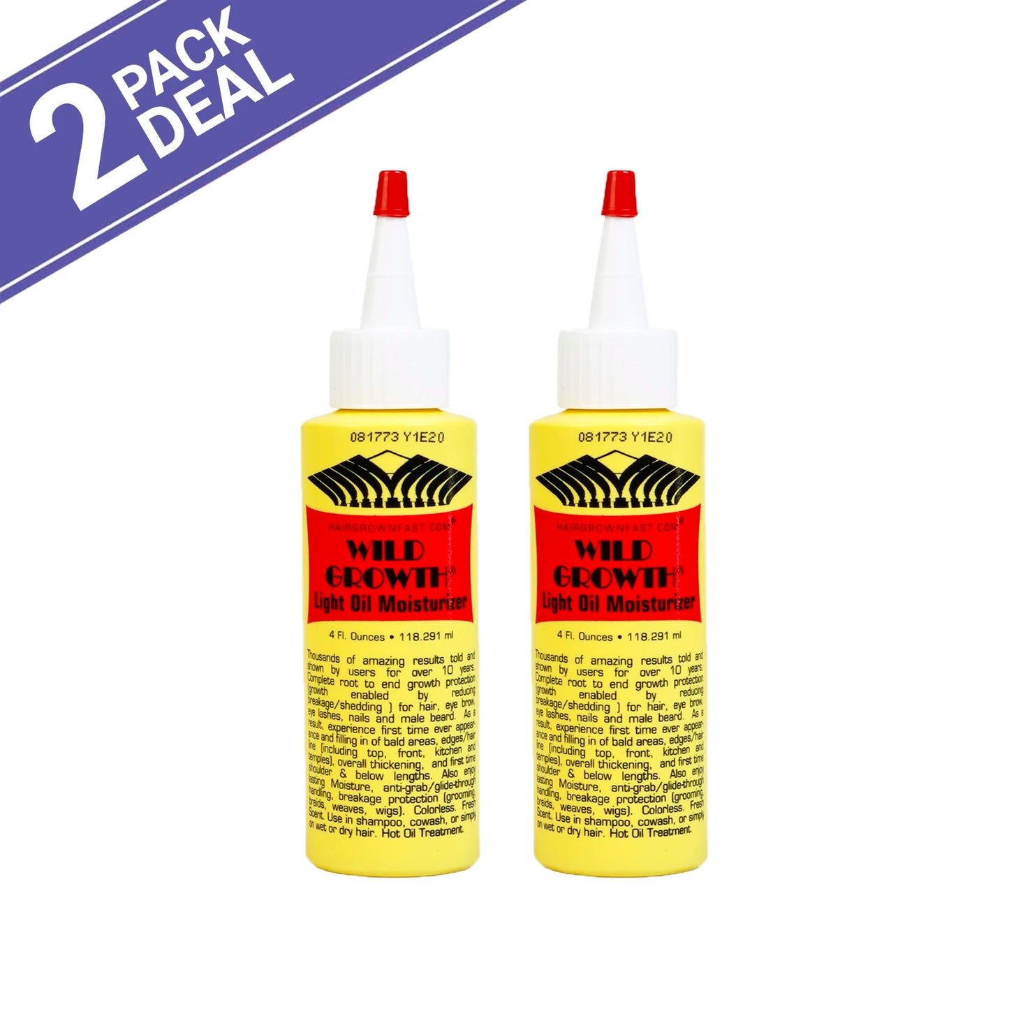 Bliss Core Living Wild Growth Oil Moisturizer 2Pack