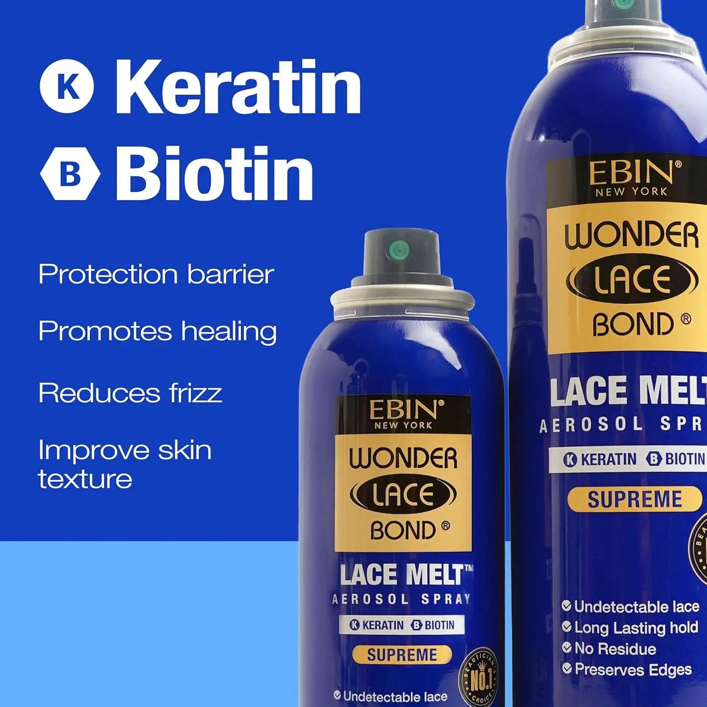 Ebin New York Wonder Bond Melt Spray Keratin Extra Hold