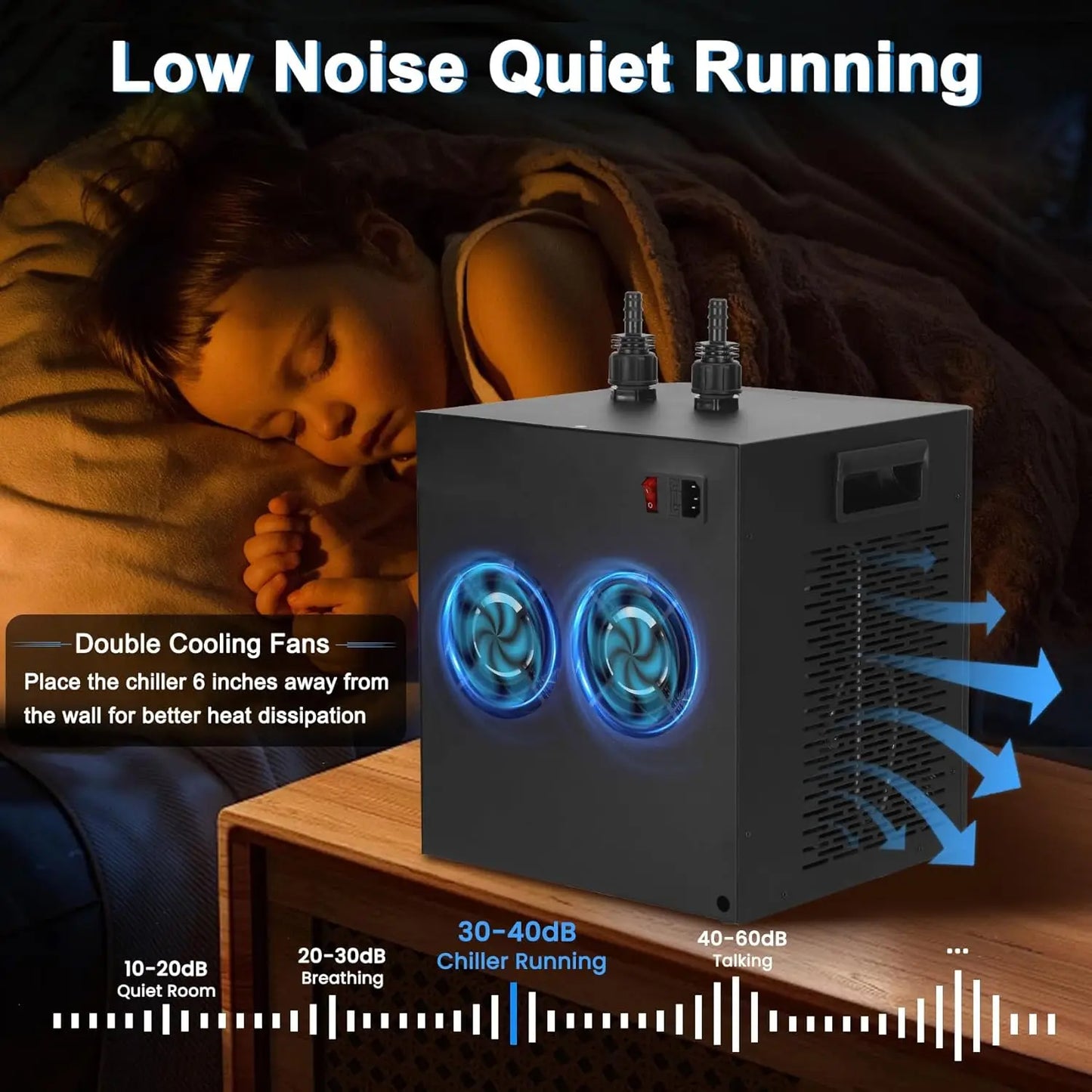 Aquarium Chiller One Third HP With Remote Control Pump