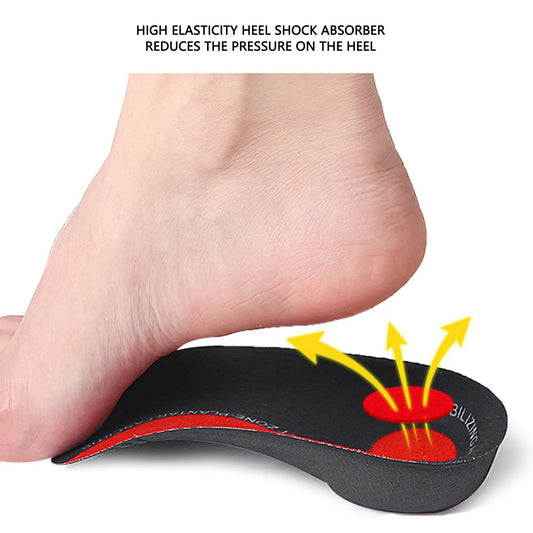 TMISHION Foot Orthotics Insoles Soft Arch Support For Plantar Fasciitis